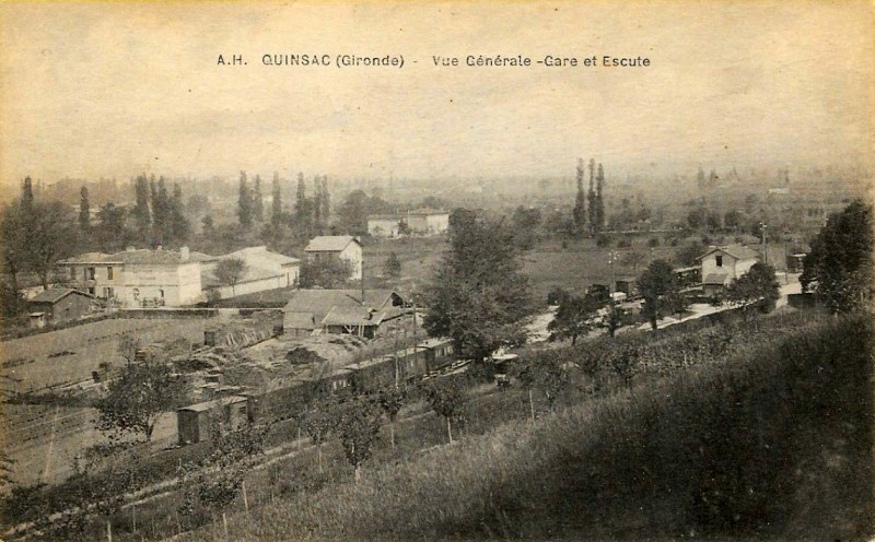 Carte postale ancienne Quinsac - vue générale 3
