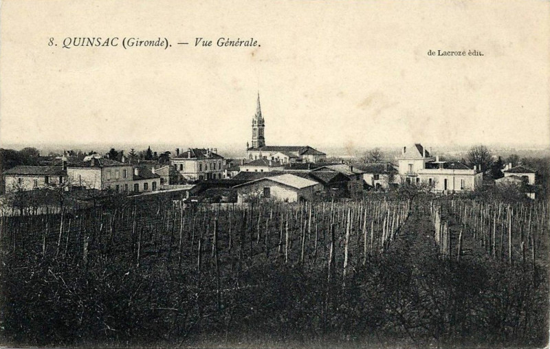 Carte postale ancienne Quinsac - vue générale 4