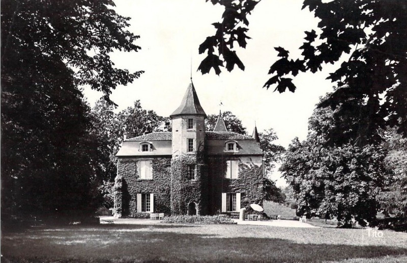 Carte postale ancienne Saint-Aignan - château Plainepoint 2