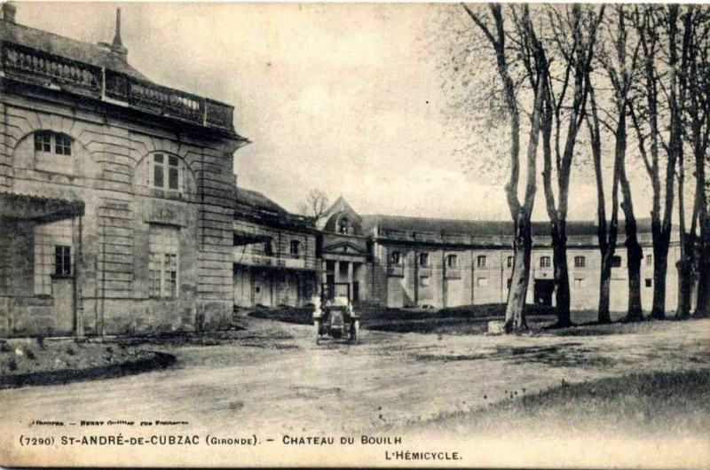 Carte postale ancienne Saint-André-de-Cubzac - château du Bouilh 3