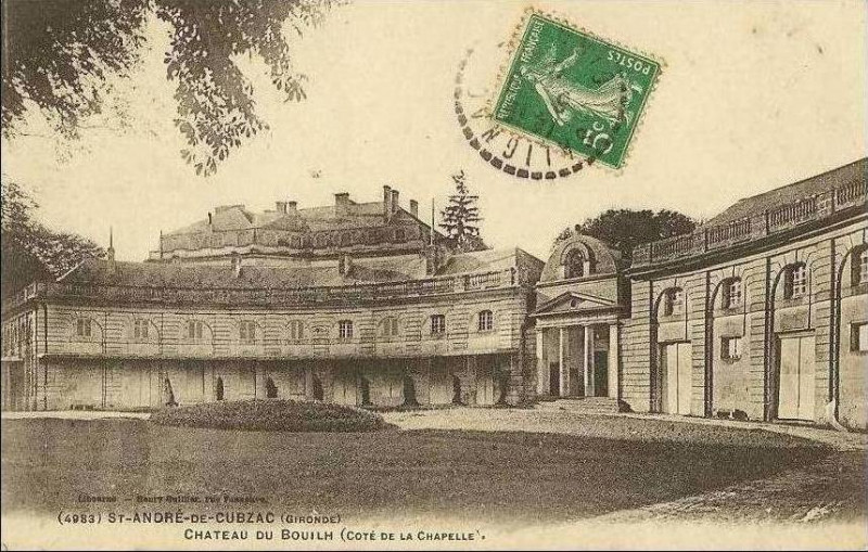 Carte postale ancienne Saint-André-de-Cubzac - château du Bouilh 5