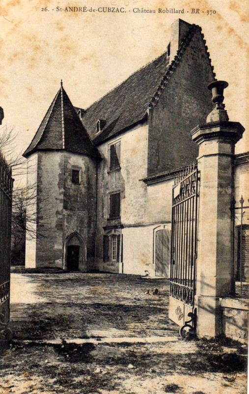 Carte postale ancienne Saint-André-de-Cubzac - château Robillard 1