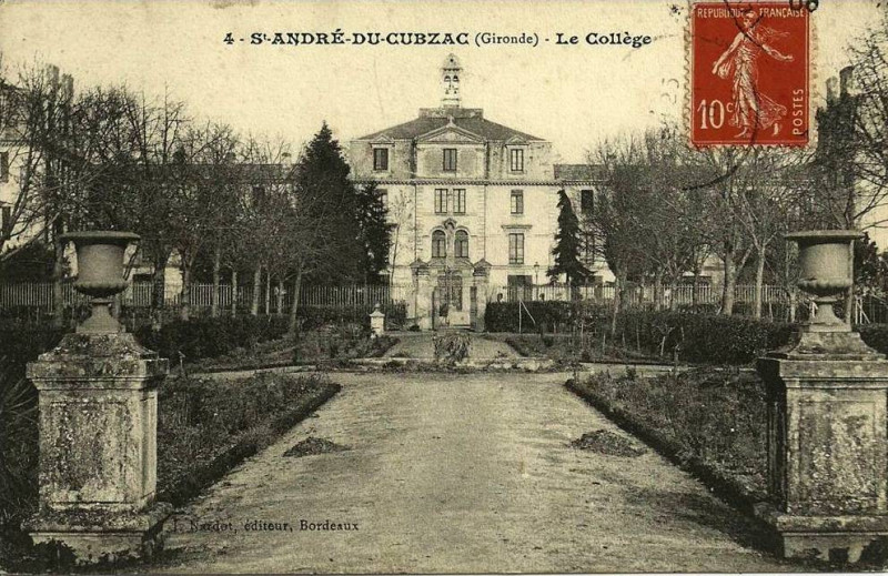 Carte postale ancienne Saint-André-de-Cubzac - Ecole Normale 1