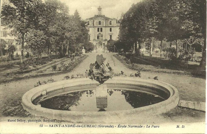 Carte postale ancienne Saint-André-de-Cubzac - Ecole normale 5