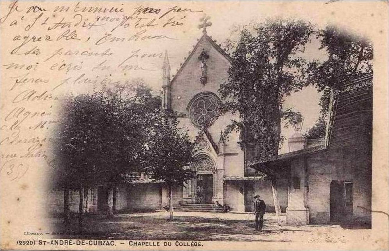 Carte postale ancienne Saint-André-de-Cubzac - Ecole Normale 9