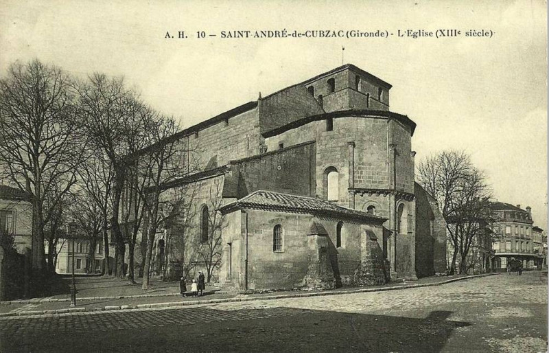 Carte postale ancienne Saint-André-de-Cubzac - église 5