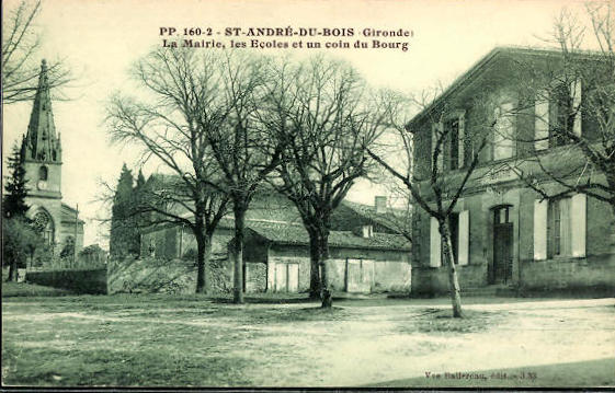Carte postale ancienne Saint-André-du-Bois - bourg 8
