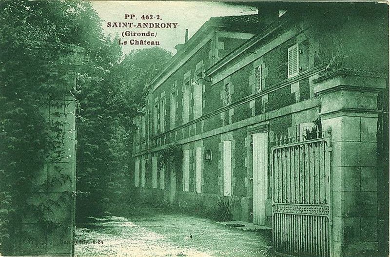Carte postale ancienne Saint-Androny - château 1
