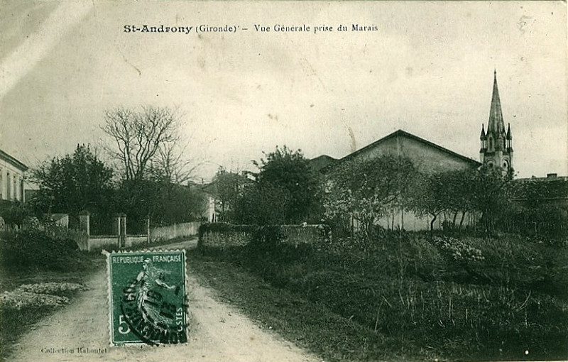 Carte postale ancienne Saint-Androny - vue générale