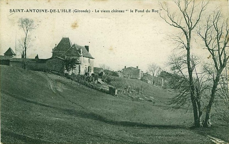 Carte postale ancienne Saint-Antoine-sur-l'Isle - château