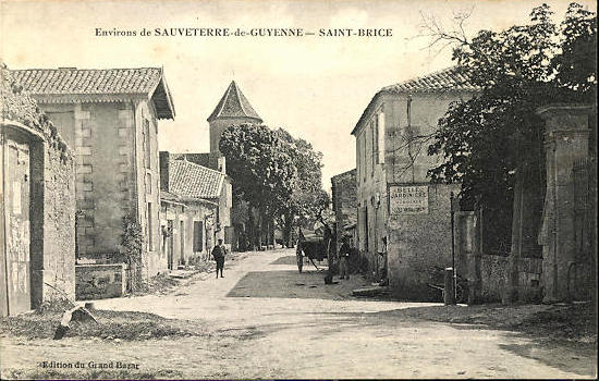 Carte postale ancienne Saint-Brice - bourg 3