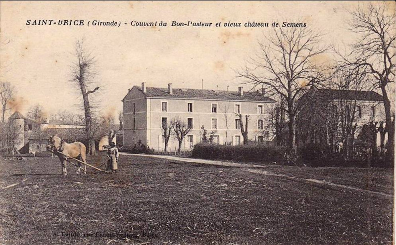 Carte postale ancienne Saint-Brice - Couvent du Bon Pasteur 3