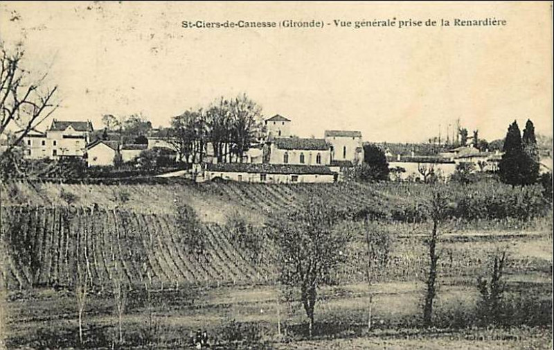 Carte postale ancienne Saint-Ciers-de-Canesse - vue générale 1