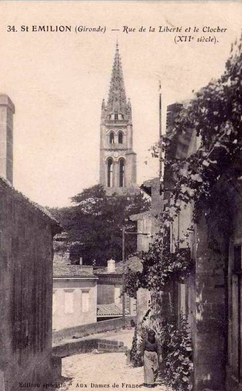 Carte postale ancienne Saint-Emilion bourg 2