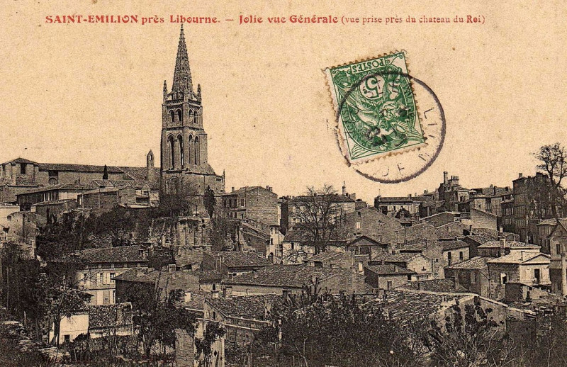 Carte postale ancienne Saint-Emilion bourg 5