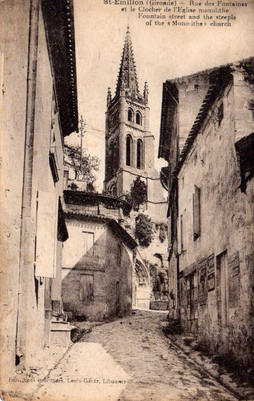 Carte postale ancienne Saint-Emilion bourg 8