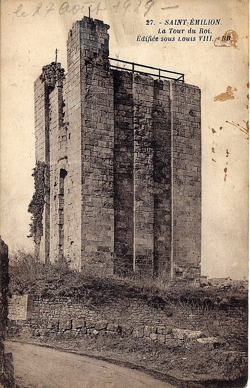 Carte postale ancienne Saint-Emilion Tour du roi 1
