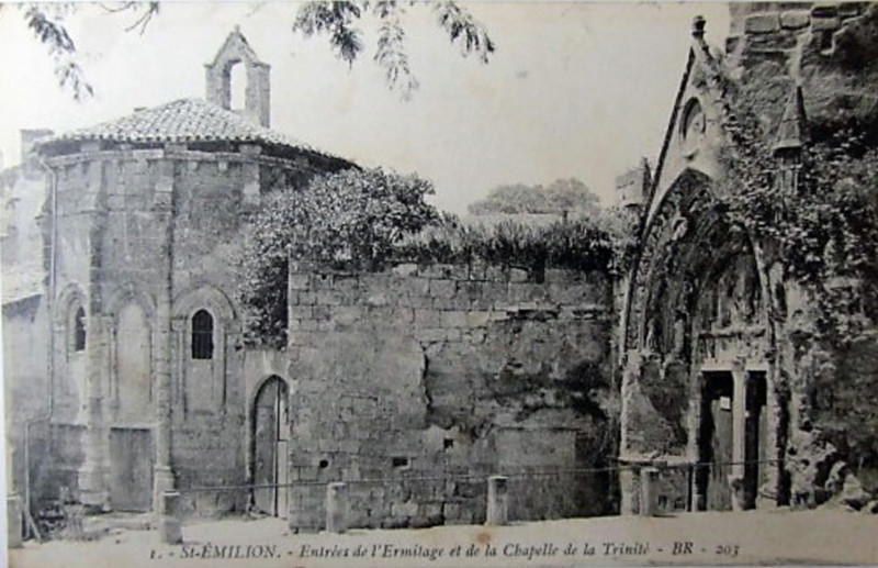Carte postale ancienne Saint-Emilion église monolithe 14