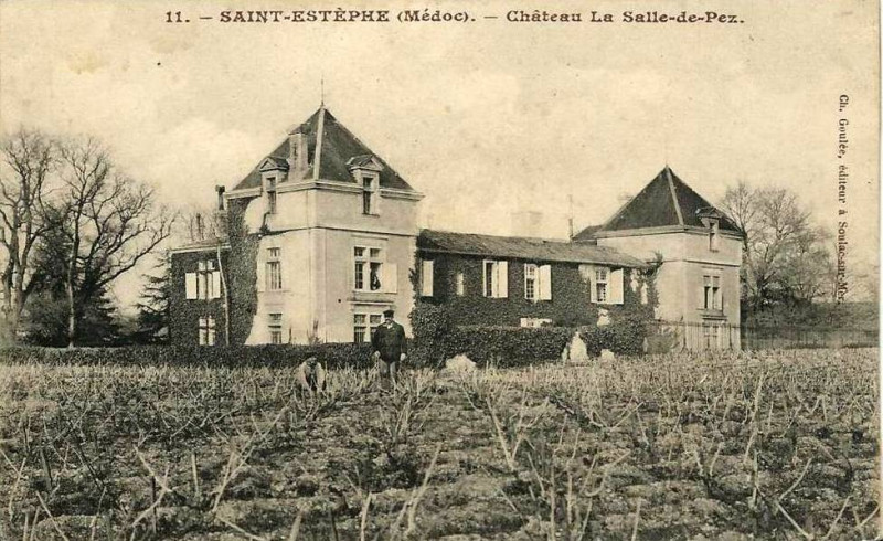 Carte postale ancienne Saint-Estèphe - château la Salle de Pez 1
