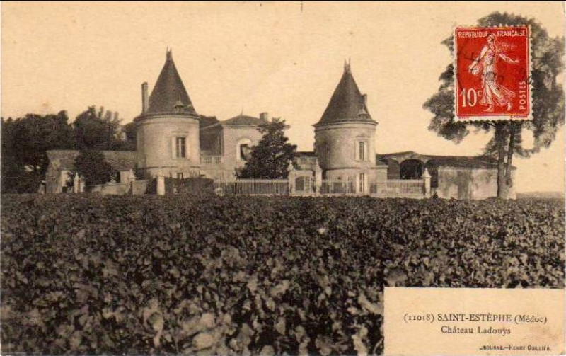 Carte postale ancienne Saint-Estèphe - château Ladouys 1