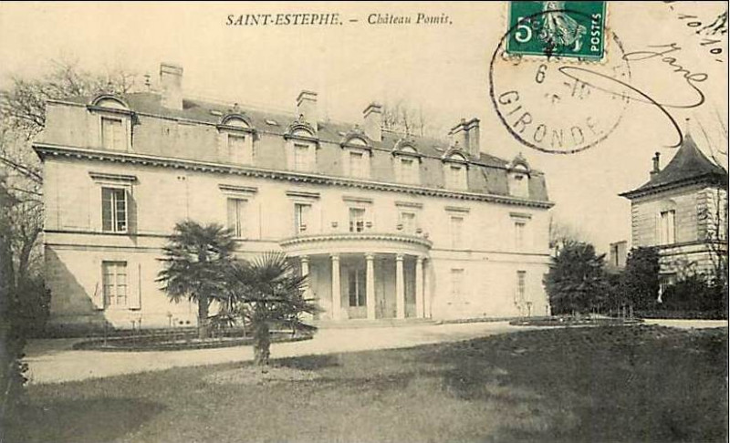 Carte postale ancienne Saint-Estèphe - château Pomis 1