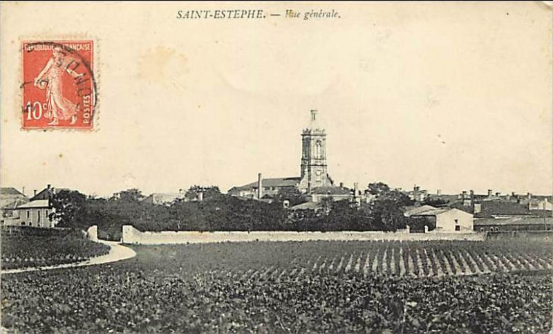 Carte postale ancienne Saint-Estèphe - vue générale 2