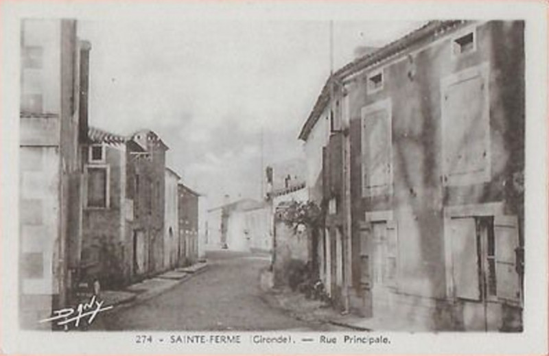 Carte postale ancienne Saint-Ferme - bourg 7