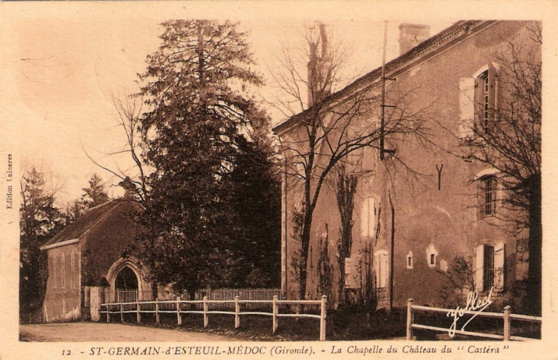 Carte postale ancienne Saint-Germain-d'Esteuil - château du Castéra 3