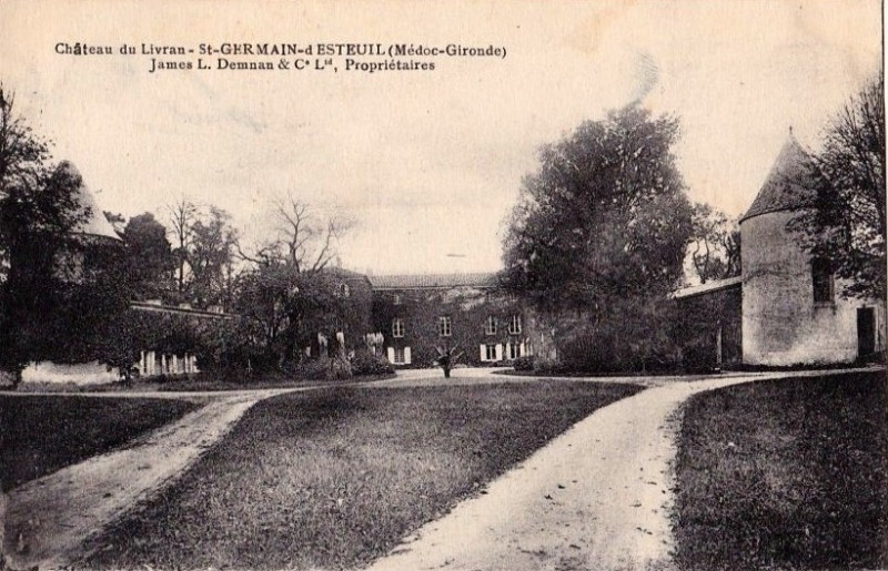 Carte postale ancienne Saint-Germain-d'Esteuil - château Livran 3