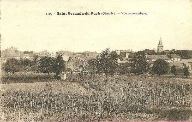 Carte postale ancienne Saint-Germain-du-Puch - vue générale 2