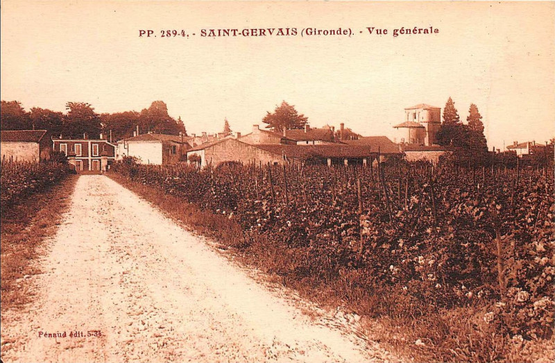 Carte postale ancienne Saint-Gervais - bourg 3