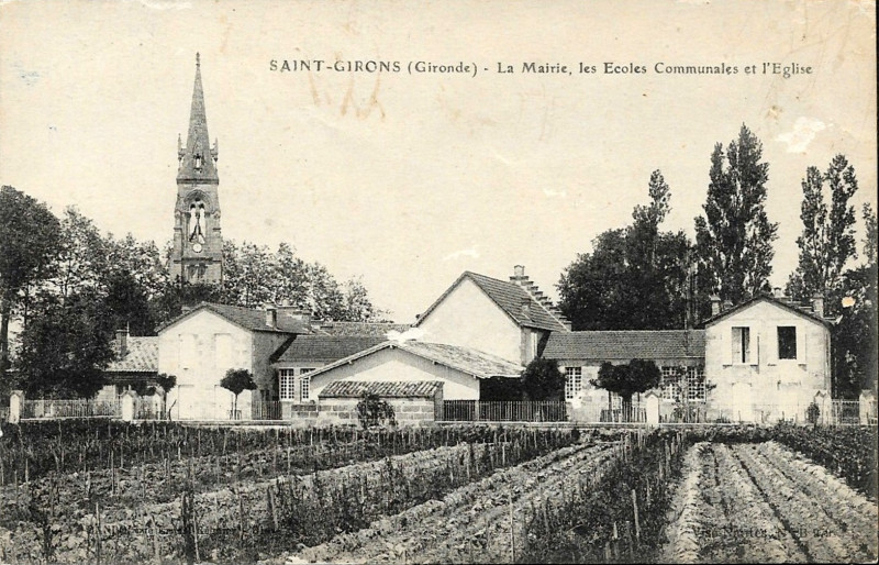 Carte postale ancienne Saint-Girons - bourg 1