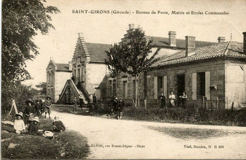 Carte postale ancienne Saint-Girons - bourg 2