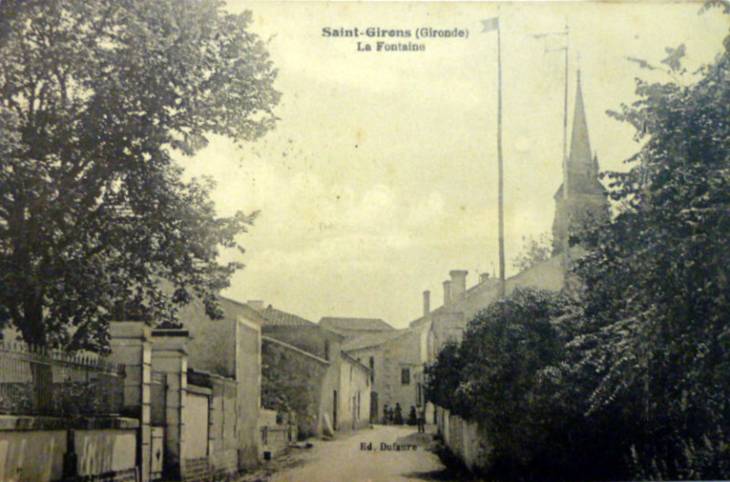 Carte postale ancienne Saint-Girons - bourg 5