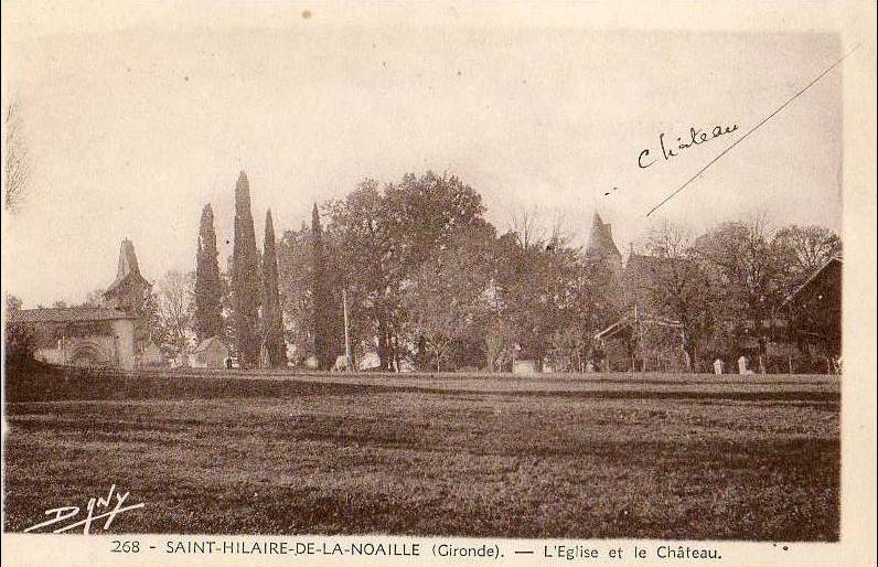 Carte postale ancienne Saint-Hilaire-de-la-Noaille - vue générale 1