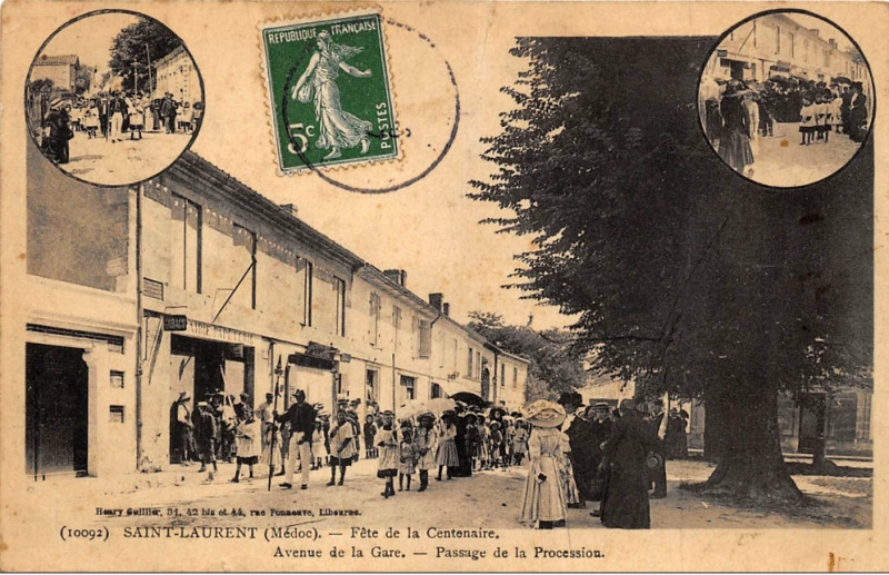 Carte postale ancienne Saint-Laurent-Médoc - la centainaire 3