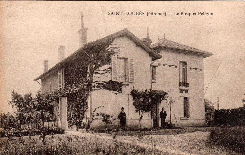 Carte postale ancienne Saint-Loubès-le-bosquet-peligon