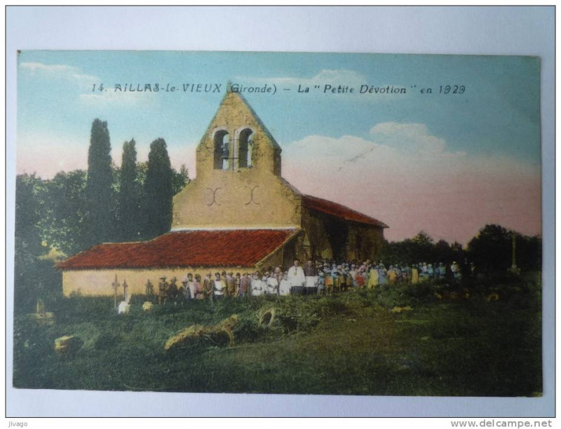 Carte postale ancienne Aillas-le-vieux 5