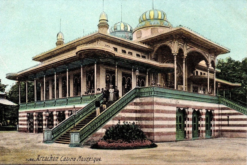 Carte postale ancienne Arcachon - Casino Mauresque 11