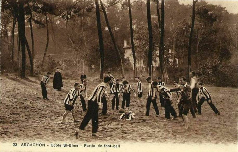 Carte postale ancienne Arcachon - Ecole St Elme 9