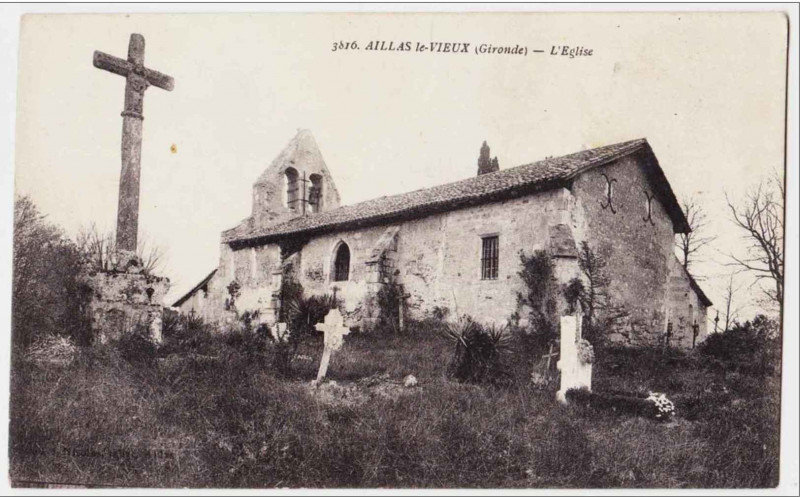 Carte postale ancienne Aillas-le-vieux 4