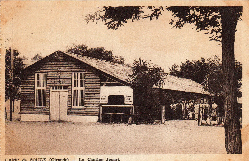 Carte postale ancienne Camp de Saint-Médard - Cantine 5