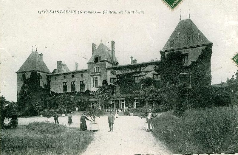 Carte postale ancienne Saint-Selve - château Saint-Selve 3