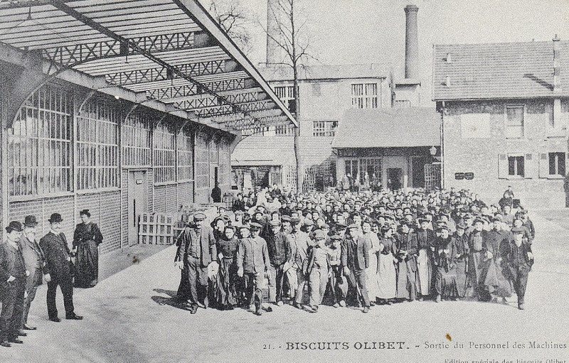 Carte postale ancienne Talence - Biscuits Olibet 6