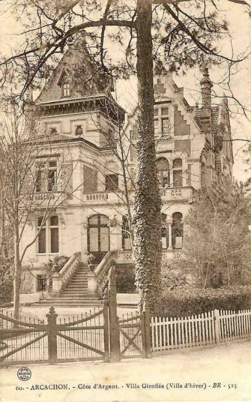 Carte postale ancienne Arcachon - villa Giroflée