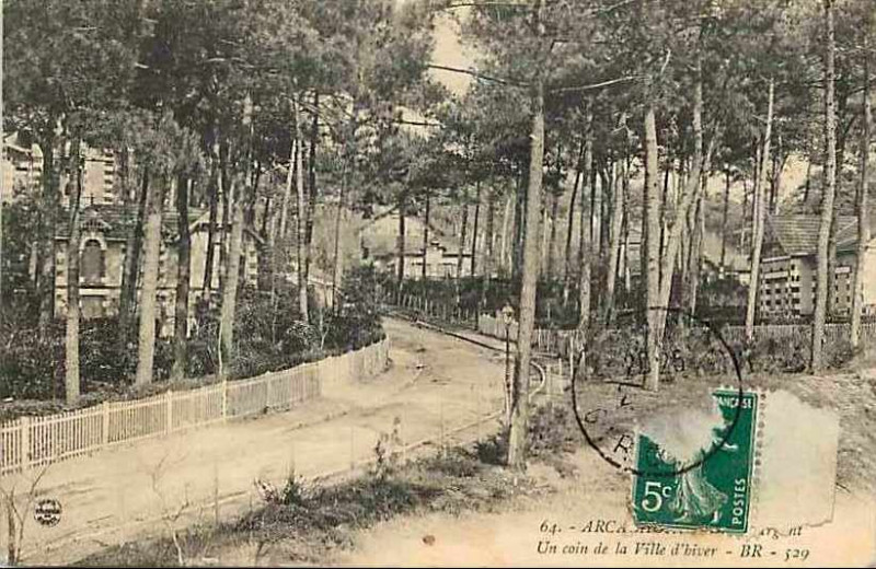 Carte postale ancienne Arcachon - ville d'Hiver 1b