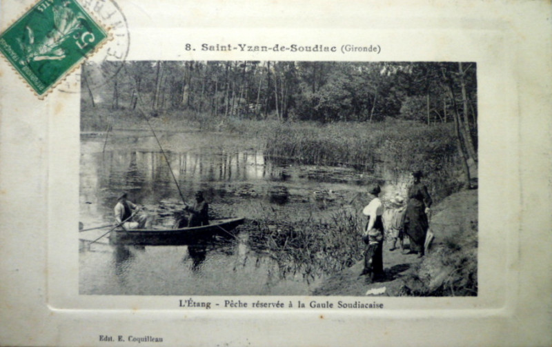Carte postale ancienne Saint-Yzan-de-Soudiac - Lac
