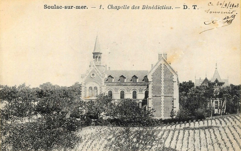Carte postale ancienne Soulac-sur-Mer - Couvent 2