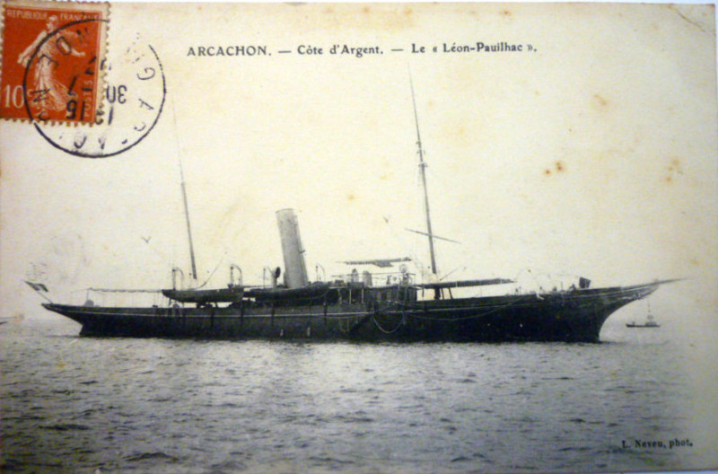 Carte postale ancienne Arcachon - Bassin Léon Pauilhac 2