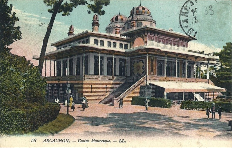 Carte postale ancienne Arcachon - Casino Mauresque 1